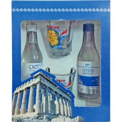 Σετ δύο φιάλες Ούζο 0.05L