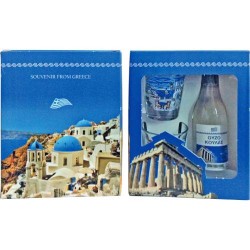 Σετ φιάλη ούζο 0.05L