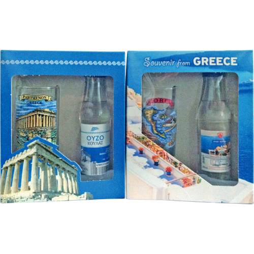 Σετ μία φιάλη Ούζο 0.1L